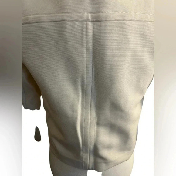 Chico’s Vintage Crop Jacket Silver Grommet Design - Picture 5 of 10